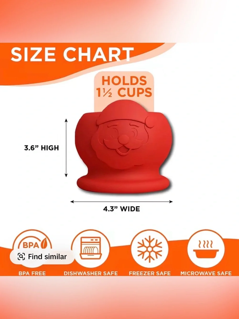Freezbone Freeze Santa NEW up to 140 pounds